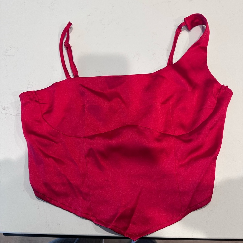 Forever 21 Red Crop Top